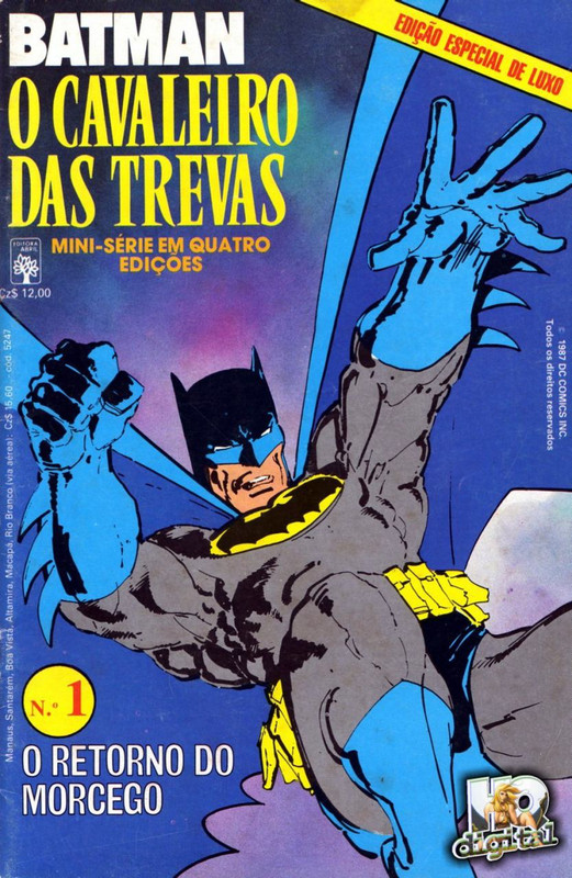 Capa de quadrinho do catálogo Planeta HQ