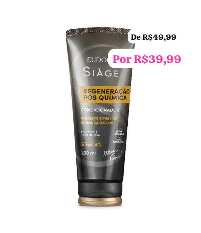 Condicionador Siàge Expert Regeneração Pós Química 200ml