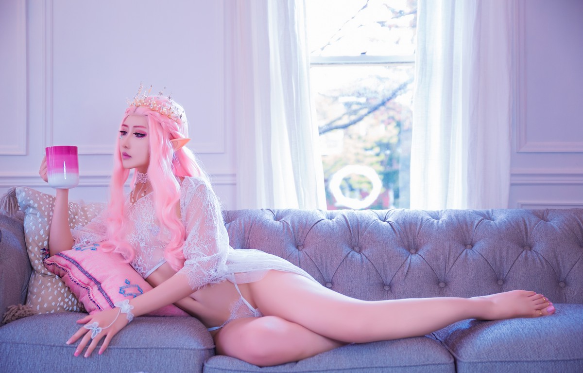 MissWarmJ Elf Queen Cosplay Video & Photo Set [13P-1V-70.9M]插图5