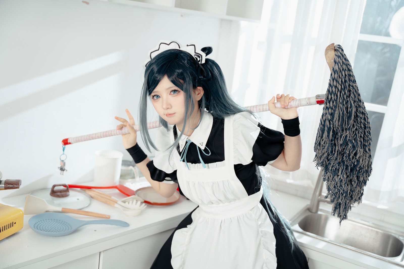 喜欢爱理吗COS写真：碧蓝航线独角兽婚纱高清套图（31P-172.5M）插图3