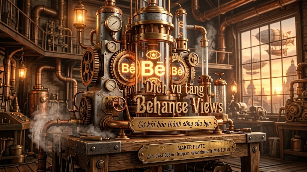 dịch vụ tăng behance views real