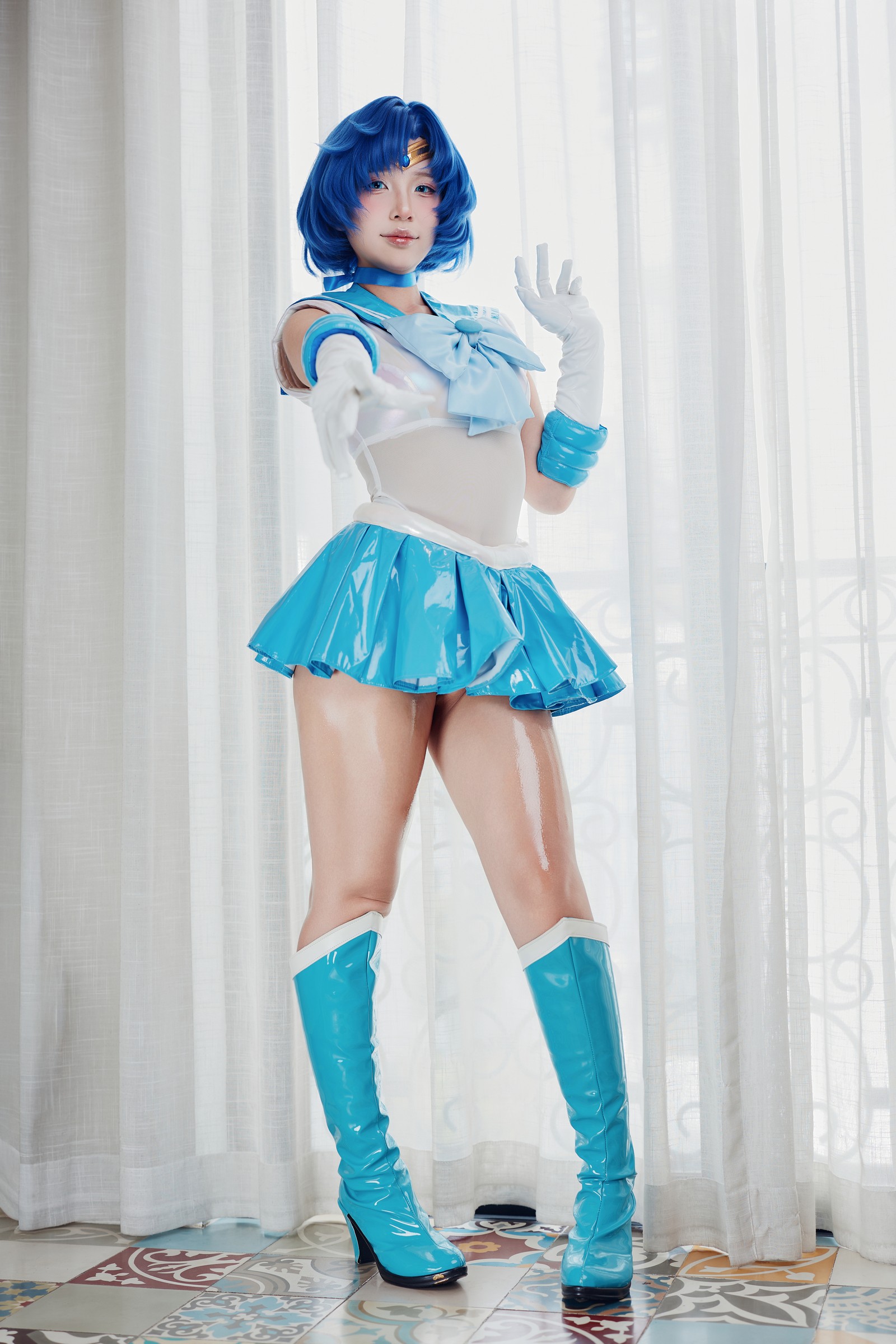 Puy Puy – Sailor Mercury 水手水星 Cosplay 写真（288P+10V-2.26GB）美少女战士插图4