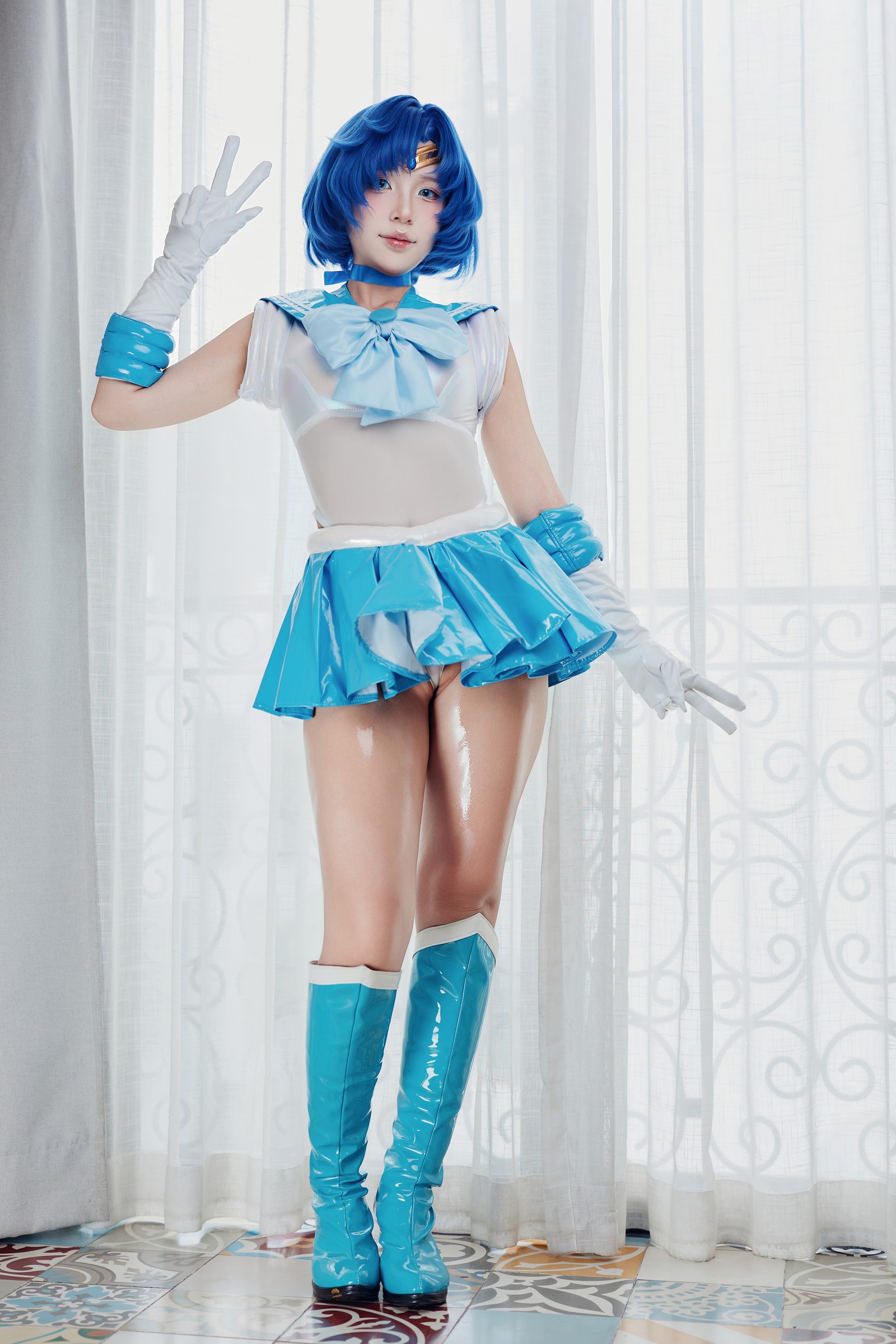 Puy Puy – Sailor Mercury 水手水星 Cosplay 写真（288P+10V-2.26GB）美少女战士插图8