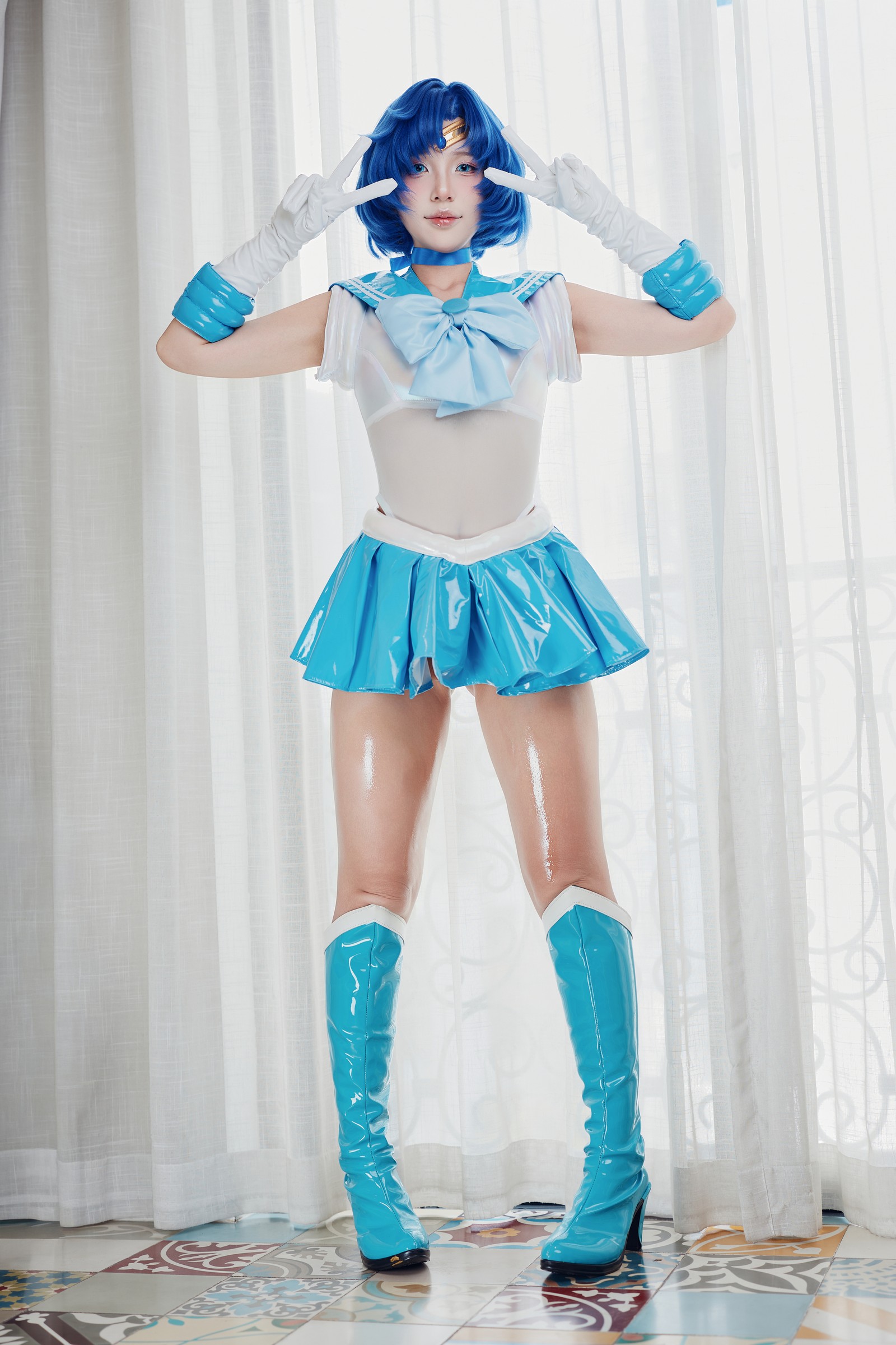 Puy Puy – Sailor Mercury 水手水星 Cosplay 写真（288P+10V-2.26GB）美少女战士插图2