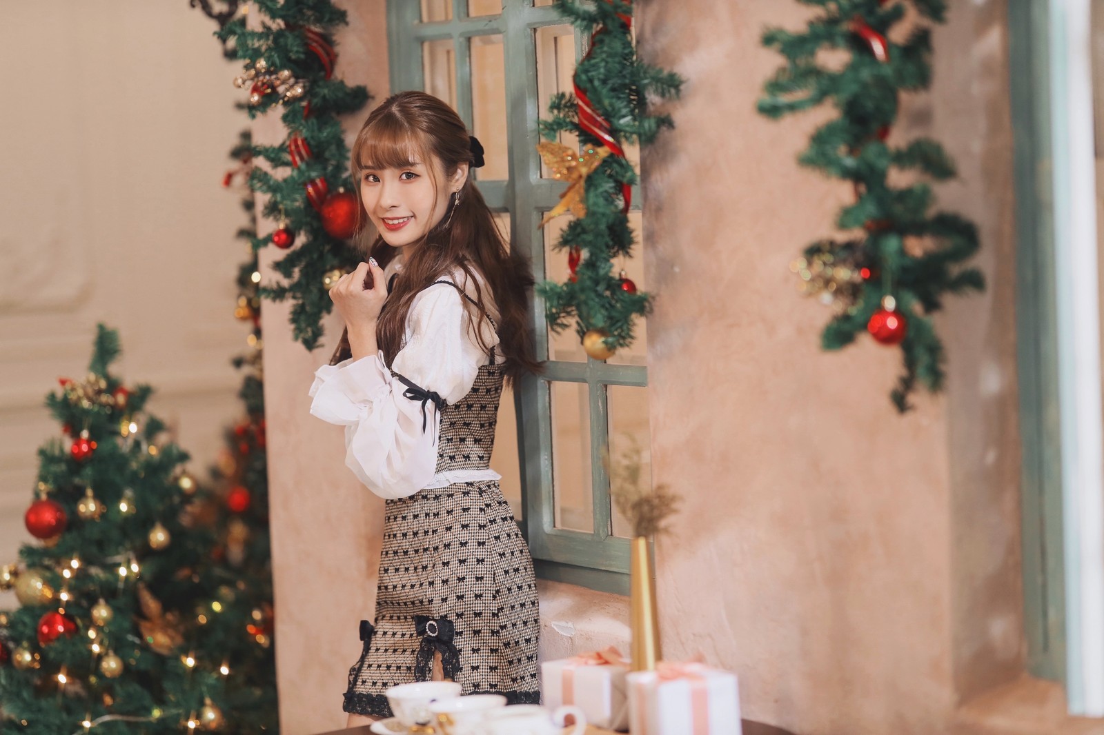 泥泥汝 圣诞主题 A 写真图集｜节日风格高清摄影（50P｜192MB）插图3
