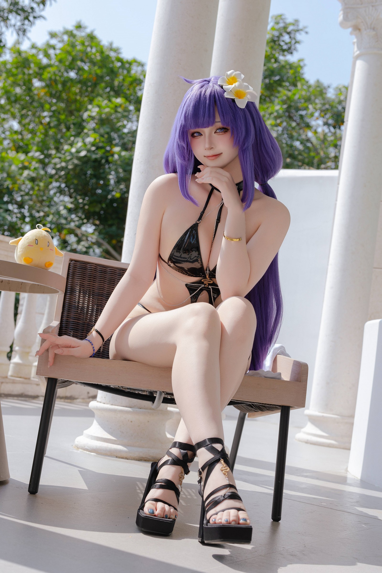 屿鱼 Yuyu Mogador 水着 Cosplay 写真图集（81P｜240MB）插图1