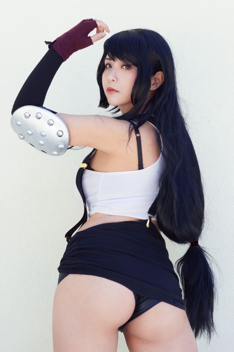 Hana Bunny 蒂法洛克哈特 Cosplay写真｜Final Fantasy VII Tifa Lockhart 高清图集[10P-820K]插图2
