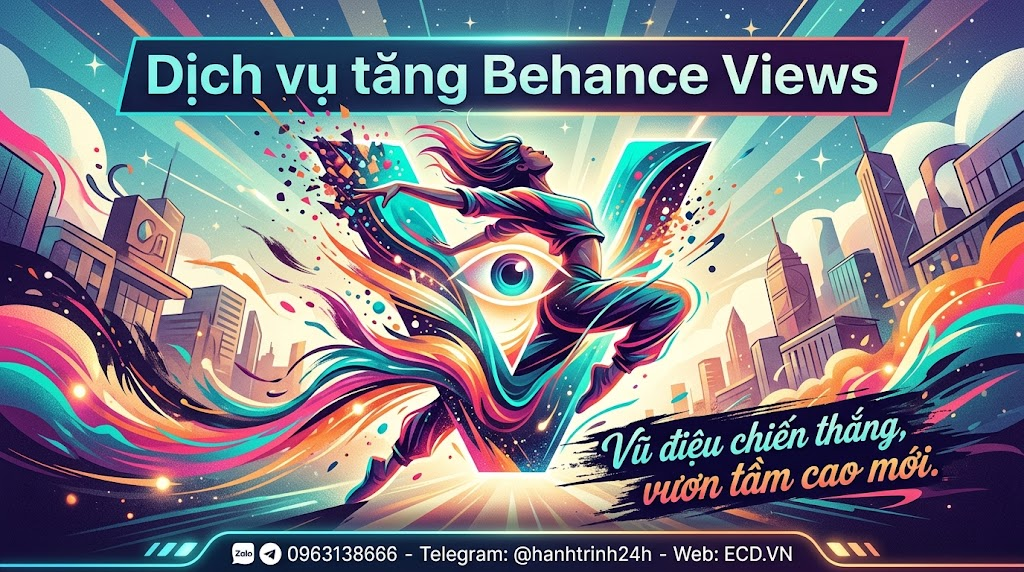 dịch vụ tăng behance views miễn phí behance adobe