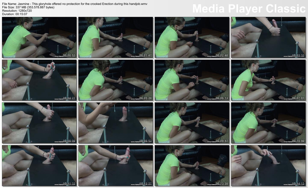 Jasmine - This gloryhole offered no protection f