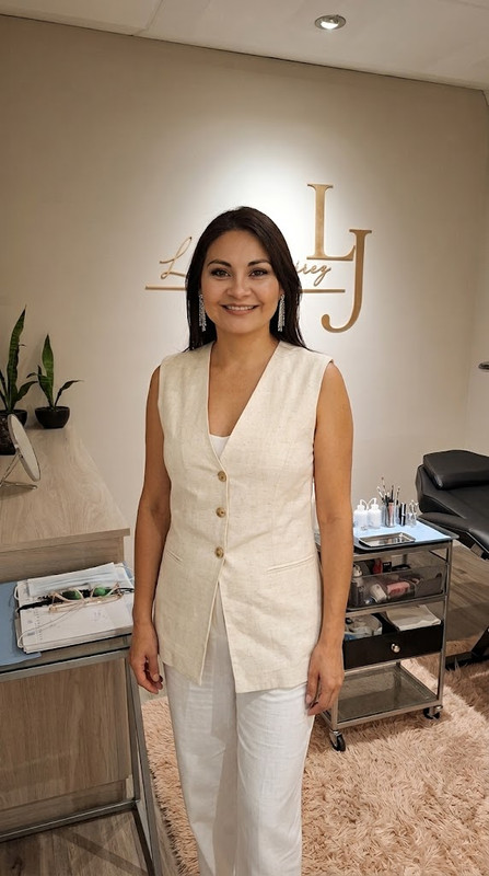 Lorena Juárez en su estudio