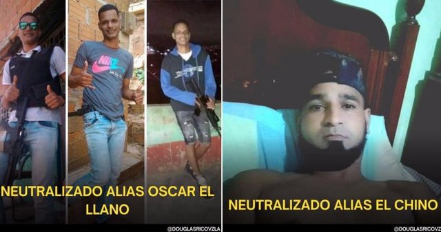 Les dieron chuleta a peligrosos hampones Óscar el Llano y a El Chino Óscar el Llano, El Chino