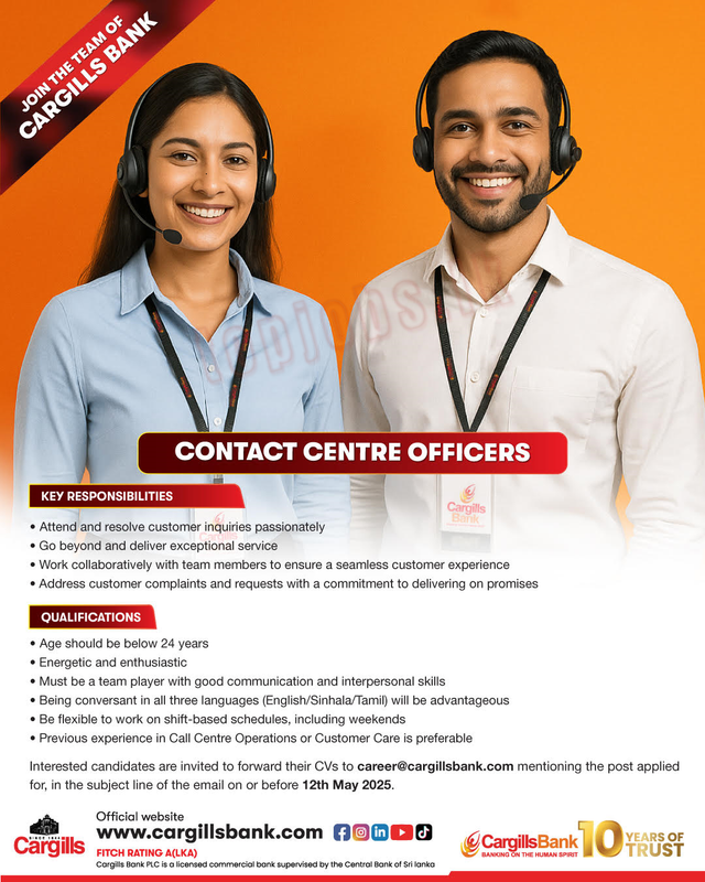 Cargills Bank Contact Center