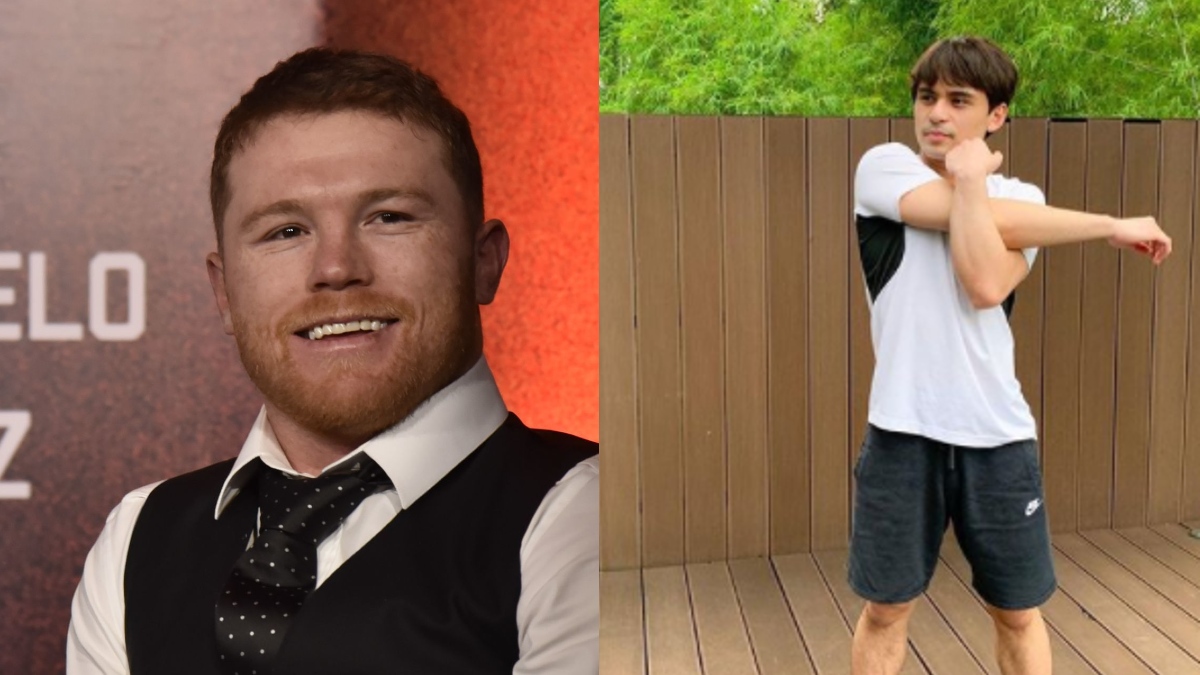 'Canelo' Álvarez entrena al hijo de Manny Pacquiao para su debut en el boxeo