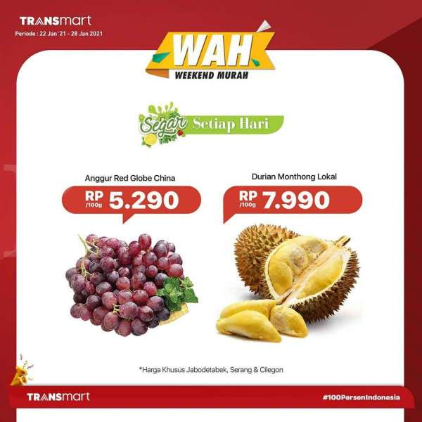 Katalog Promo Transmart Carrefour 22-28 Januari 2021