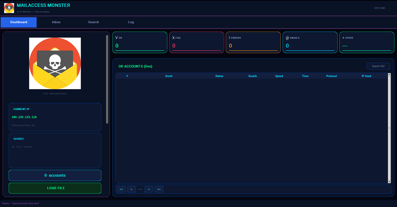 MailAccess Checker + Inboxer Interface