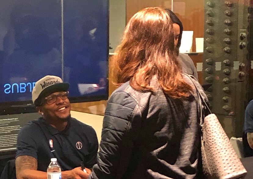 Beal signs autographs