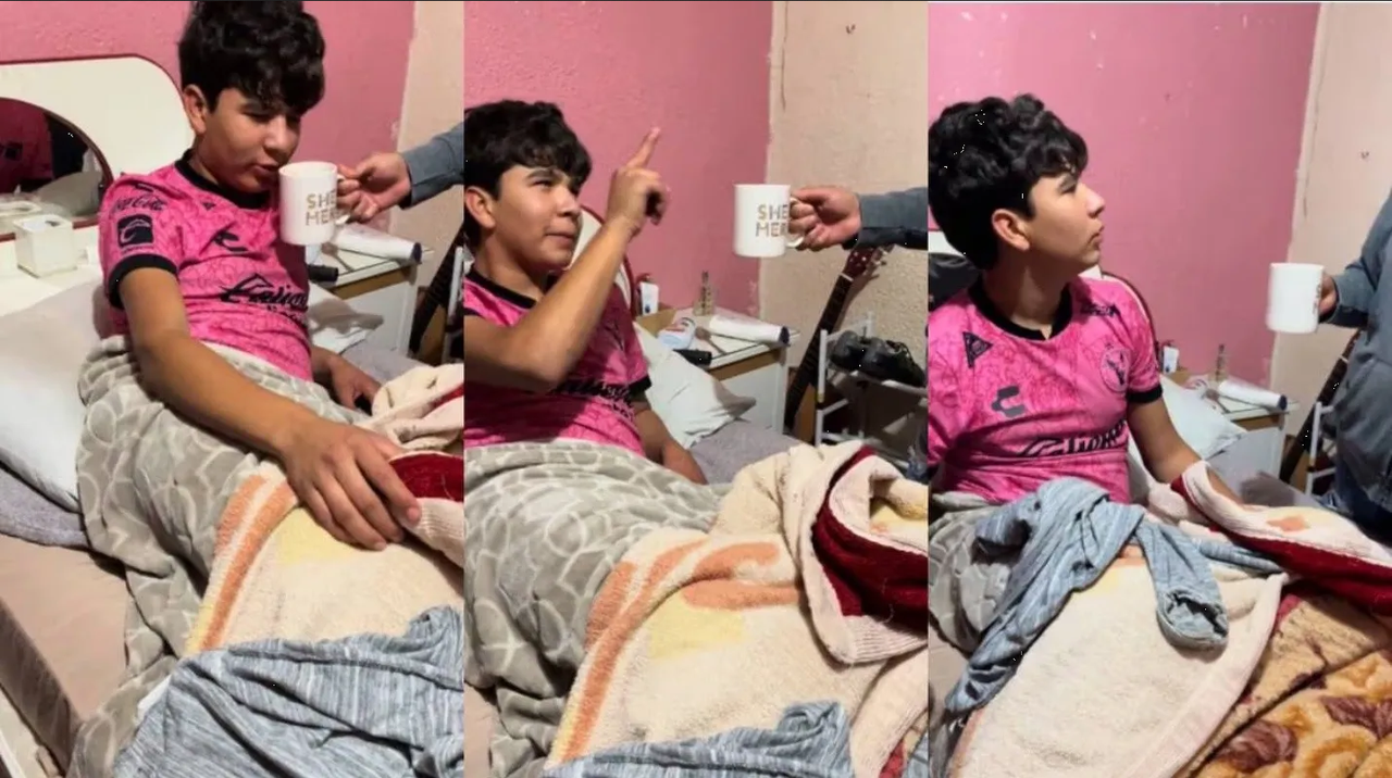 ¡Joven borracho se vuelve viral por hablar incoherencias a su mamá!