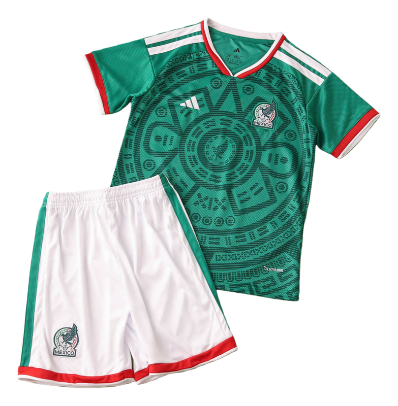 2026 FIFA World Cup Mexico home Kids kit