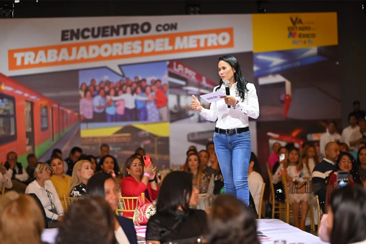 Alejandra del Moral se compromete a mejorar el Metro CDMX