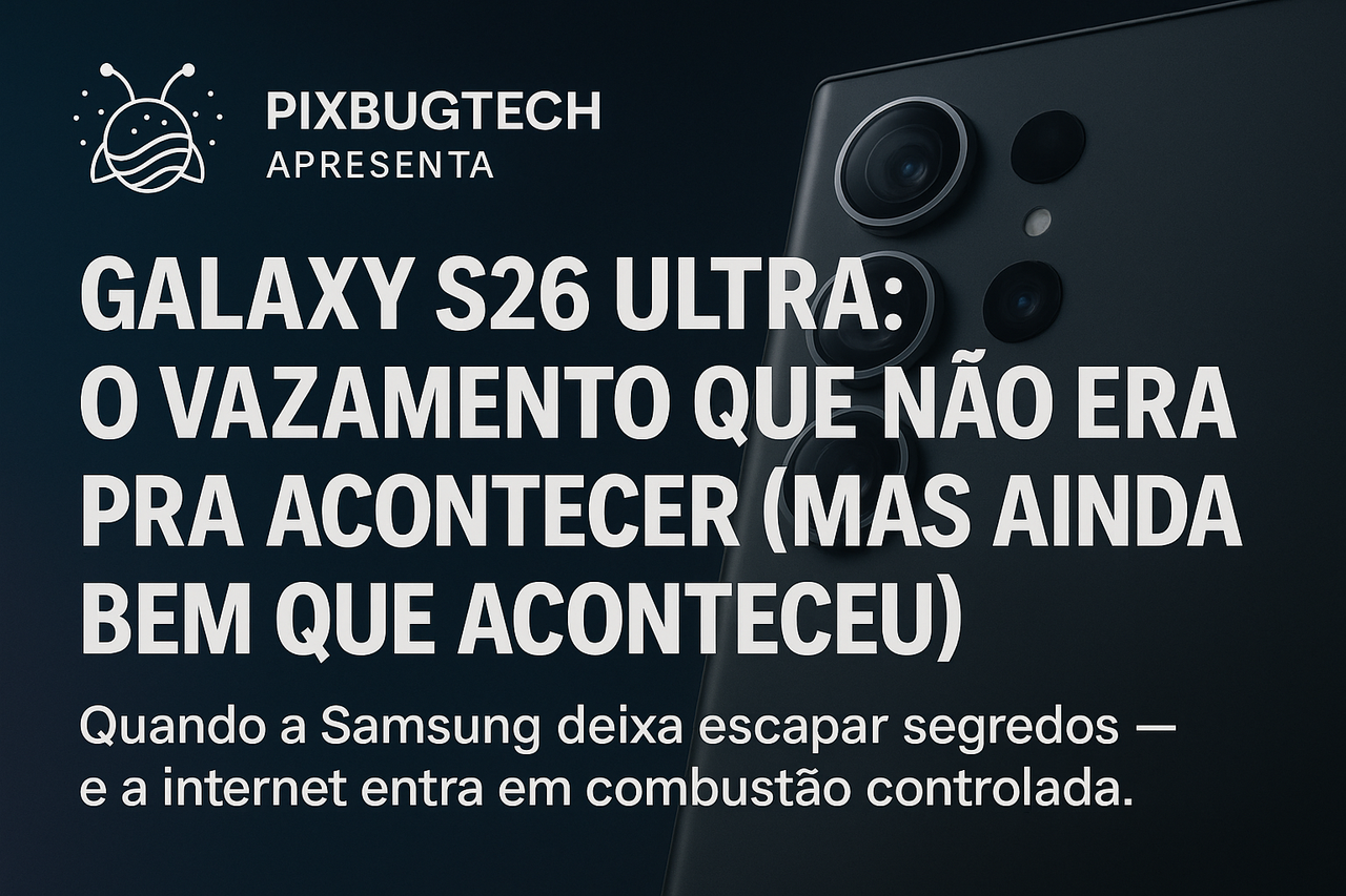 Galaxy S26 Ultra: O Vazamento Que Não Era Pra Acontecer (Mas Ainda Bem Que Aconteceu)