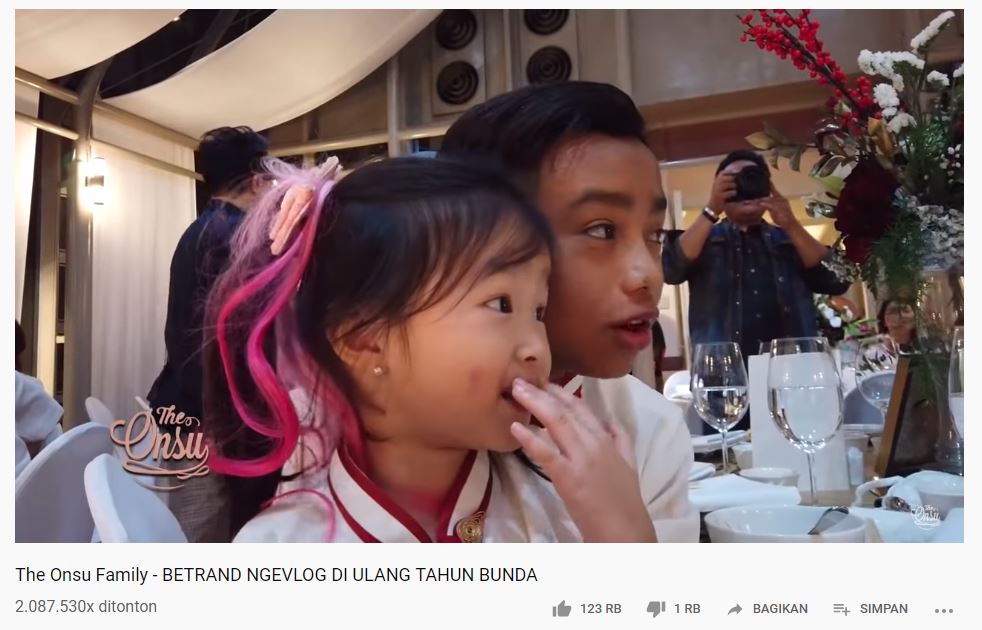 Kedekatan yang terjalin antara Betrand Peto dan Thalia Onsu