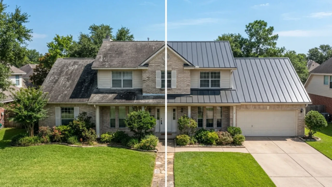 Metal roofing installation cost breakdown San Antonio TX showing hidden fees and line items