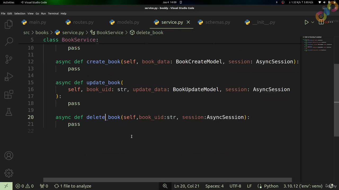 6 CRUD with Async SQLModel Introduction to Dependency Injection Part 6 mp4 0000