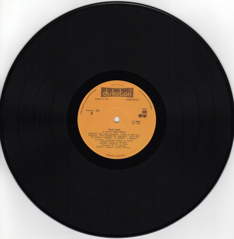 Ferid Avdic 1982 lp - B