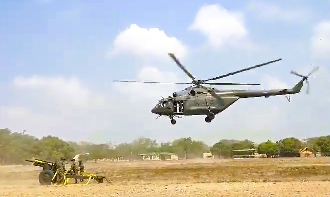 Colombia despliega sus helicópteros Mi17 en operaciones contrainsurgentes
