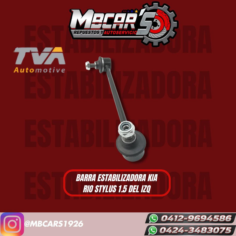 BARRA ESTABILIZADORA KIA RIO STYLUS 1.5  DEL IZQ
