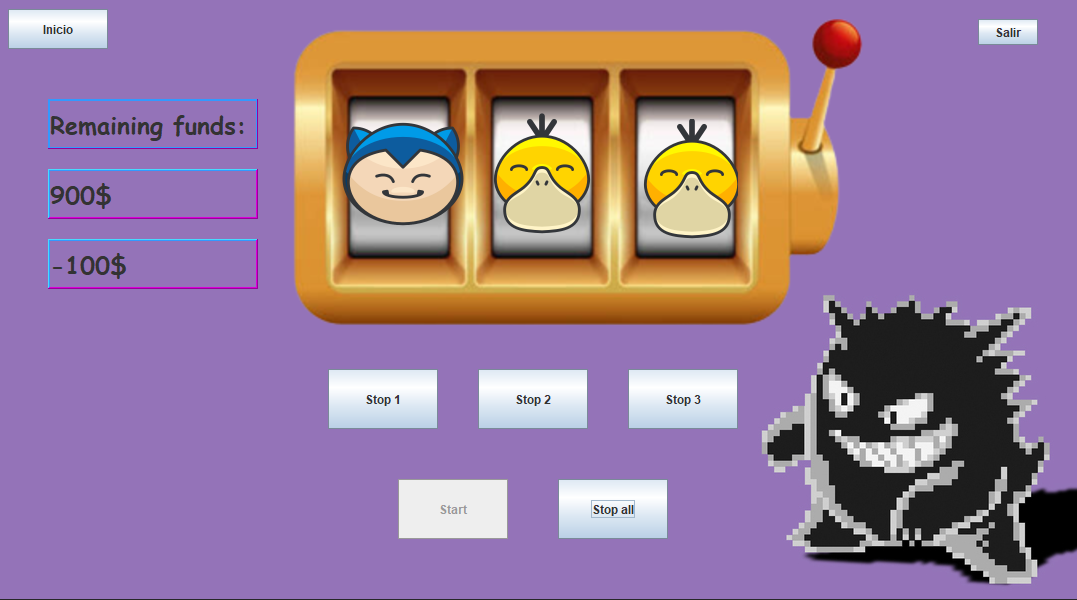 GitHub - aleCorella/Pokemon-slot-machine: casino game in Java with a ...