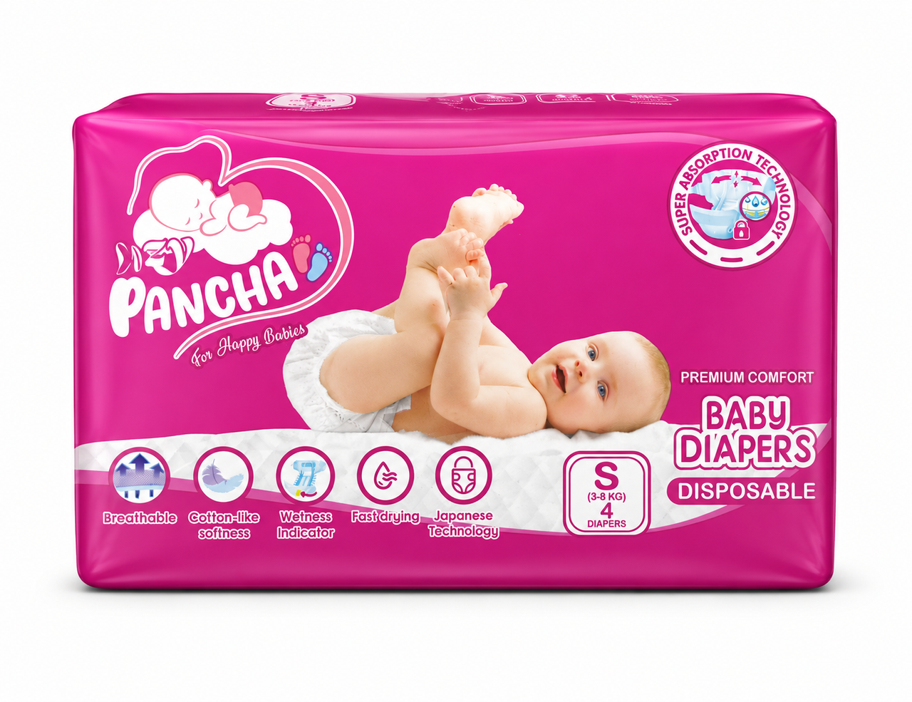 Pancha Baby (S) 4Pcs