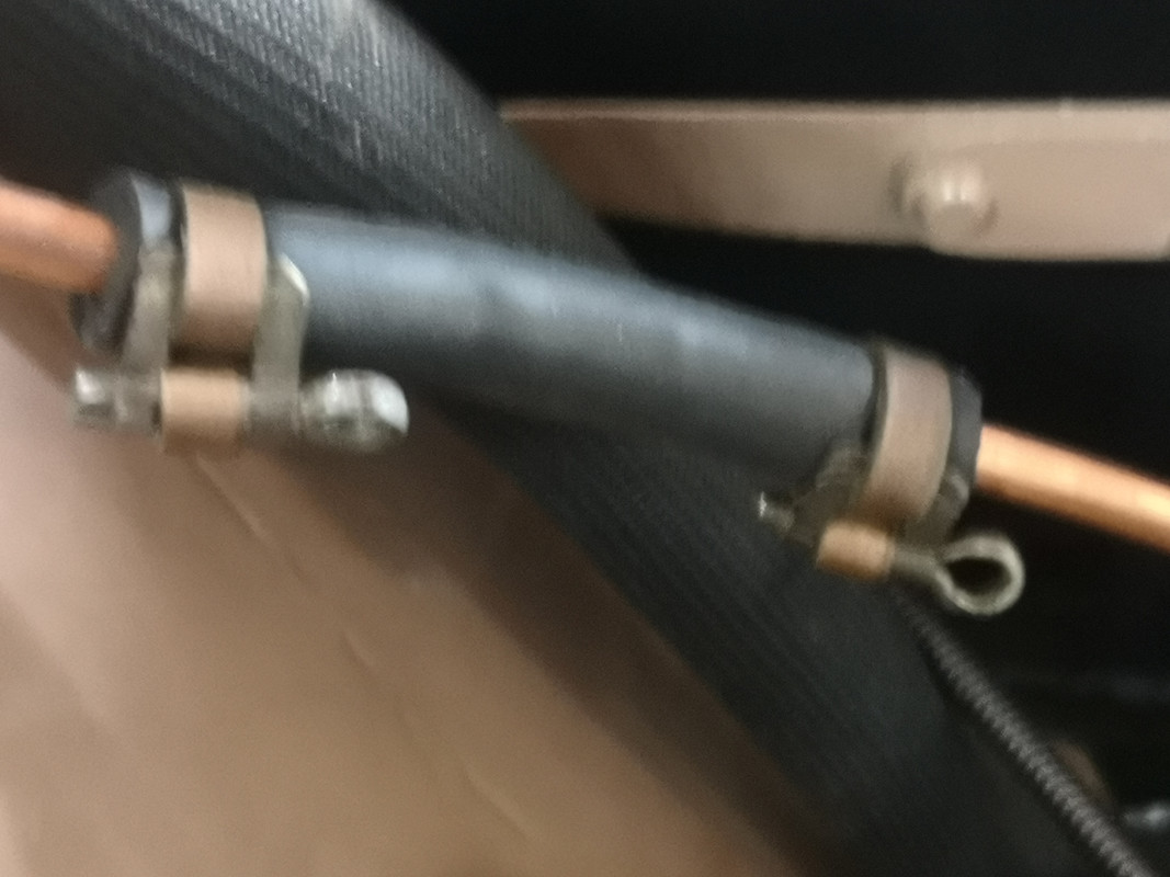 Détail du raccord tubulaire toilé