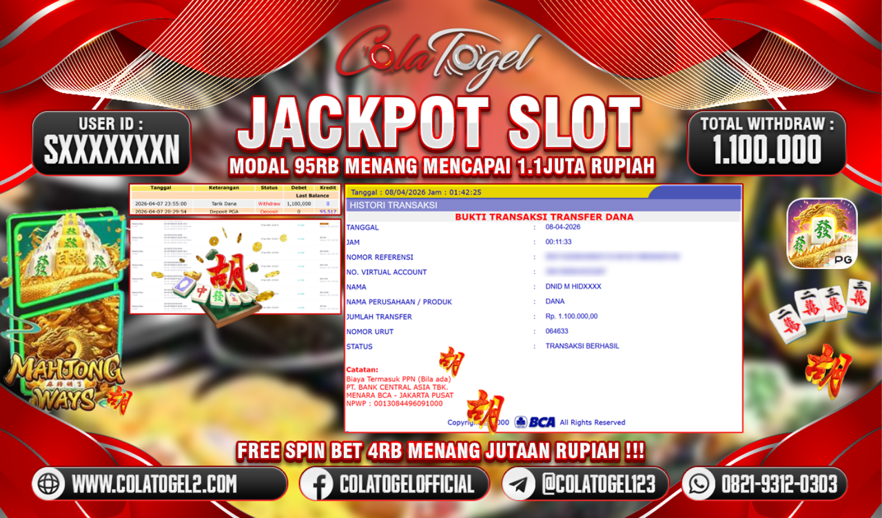 JACKPOT SLOT GACORR!!