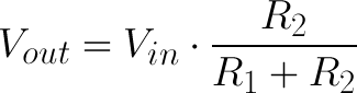 equacao tensao saida circuito divisor
