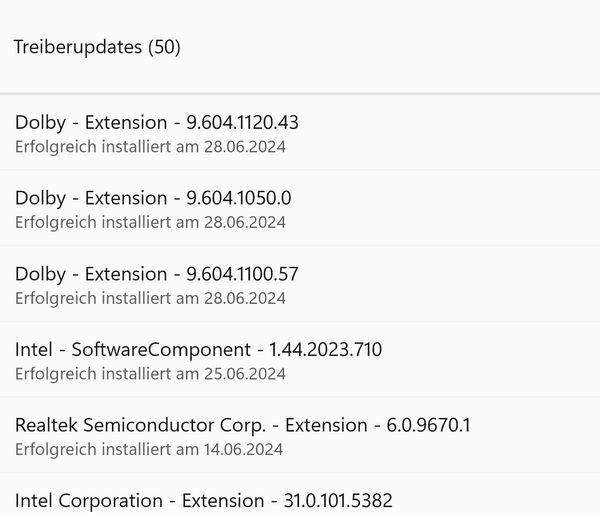 Lenovo Dolby-Extension Update