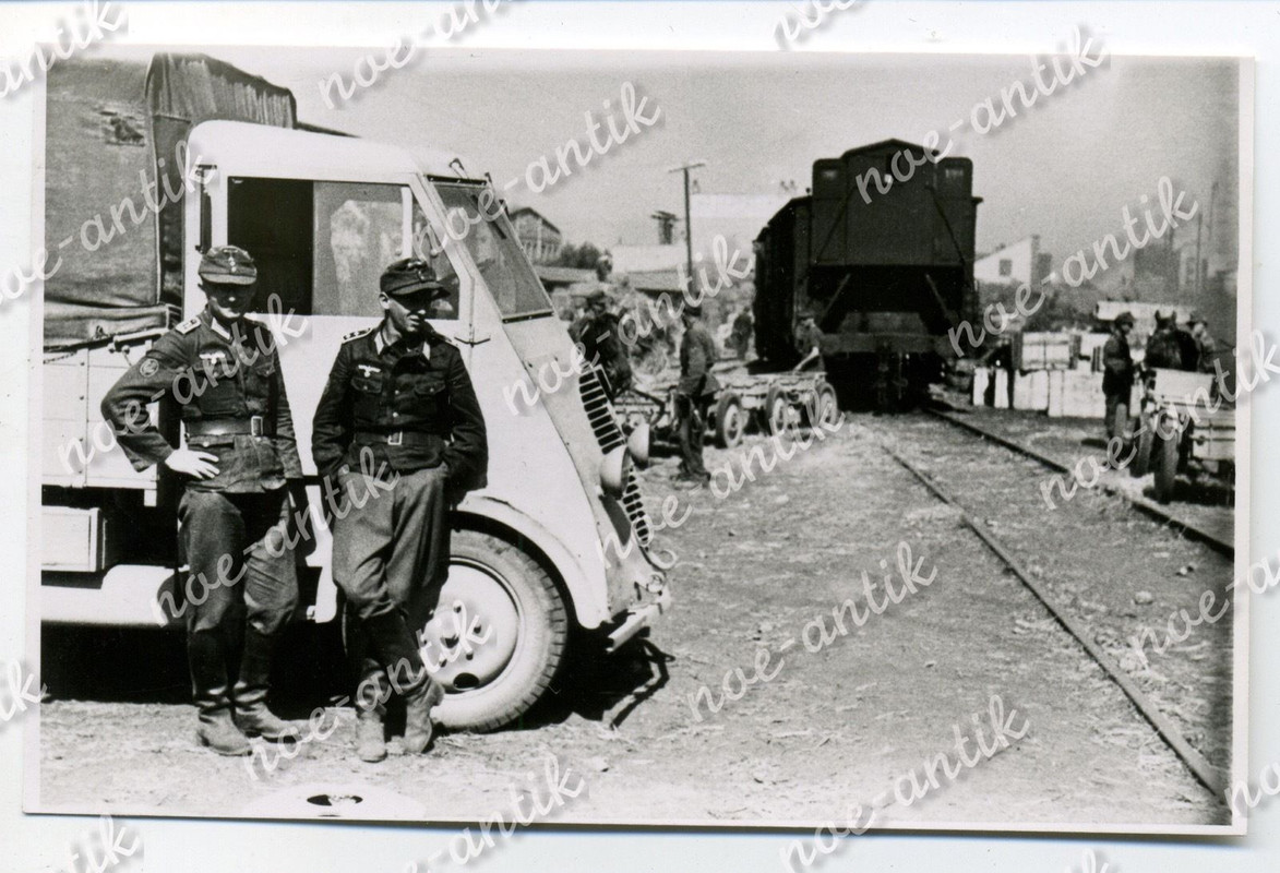 Foto WH 100. Jäger Division, Bahnhof Skopje, aus