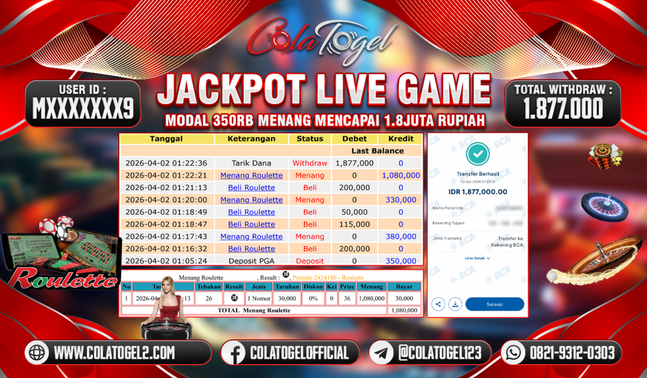 JACKPOT SLOT LIVE GAME!!