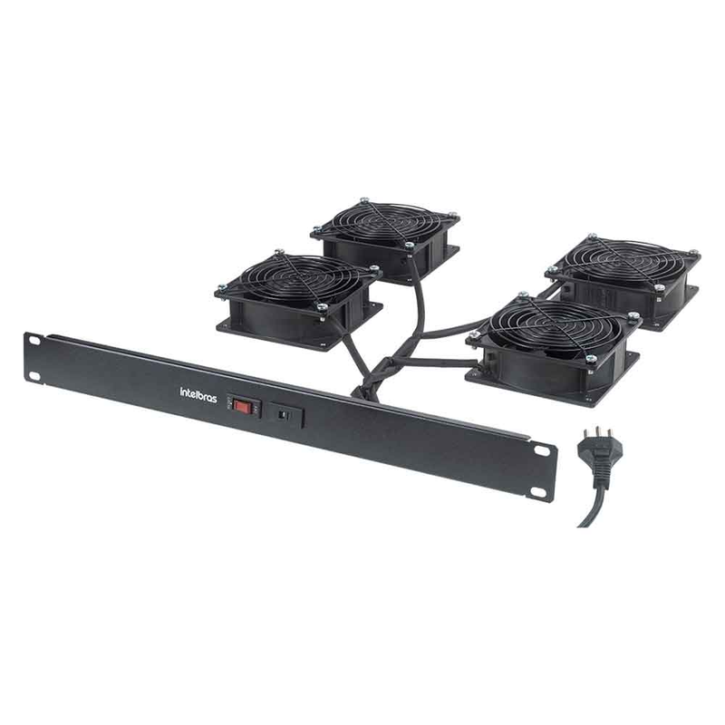 Conjunto Intelbras de 4 Ventiladores/Cooler para Rack KVR4V