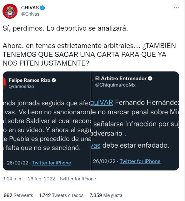 Suspenden a Alexis Vega por insultar al árbitro en partido contra Puebla