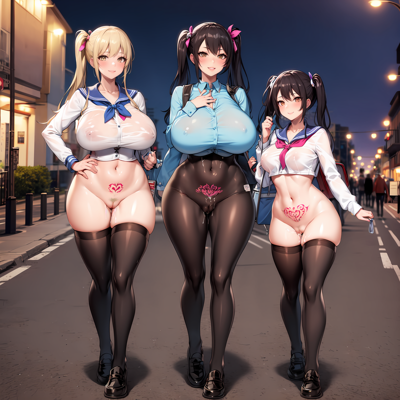 05340-2635395206-(3girls_1.2),white pantyhose, full body, backpack, see-through,precum,condom,condom