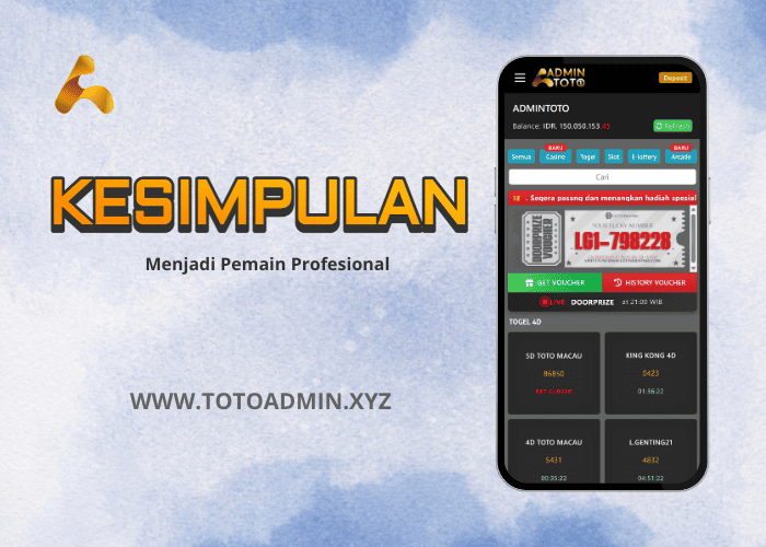 Kesimpulan: Jalur Cepat Menjadi Pemain Profesional di Admintoto