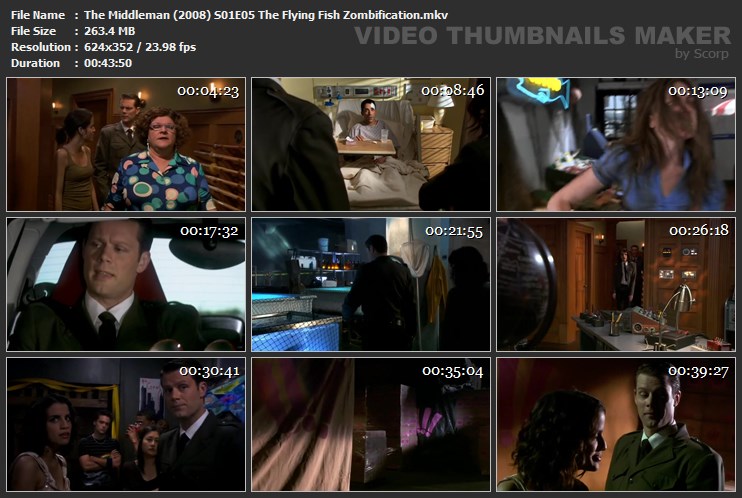 The Middleman (2008) S01E05 The Flying Fish Zombification.mkv