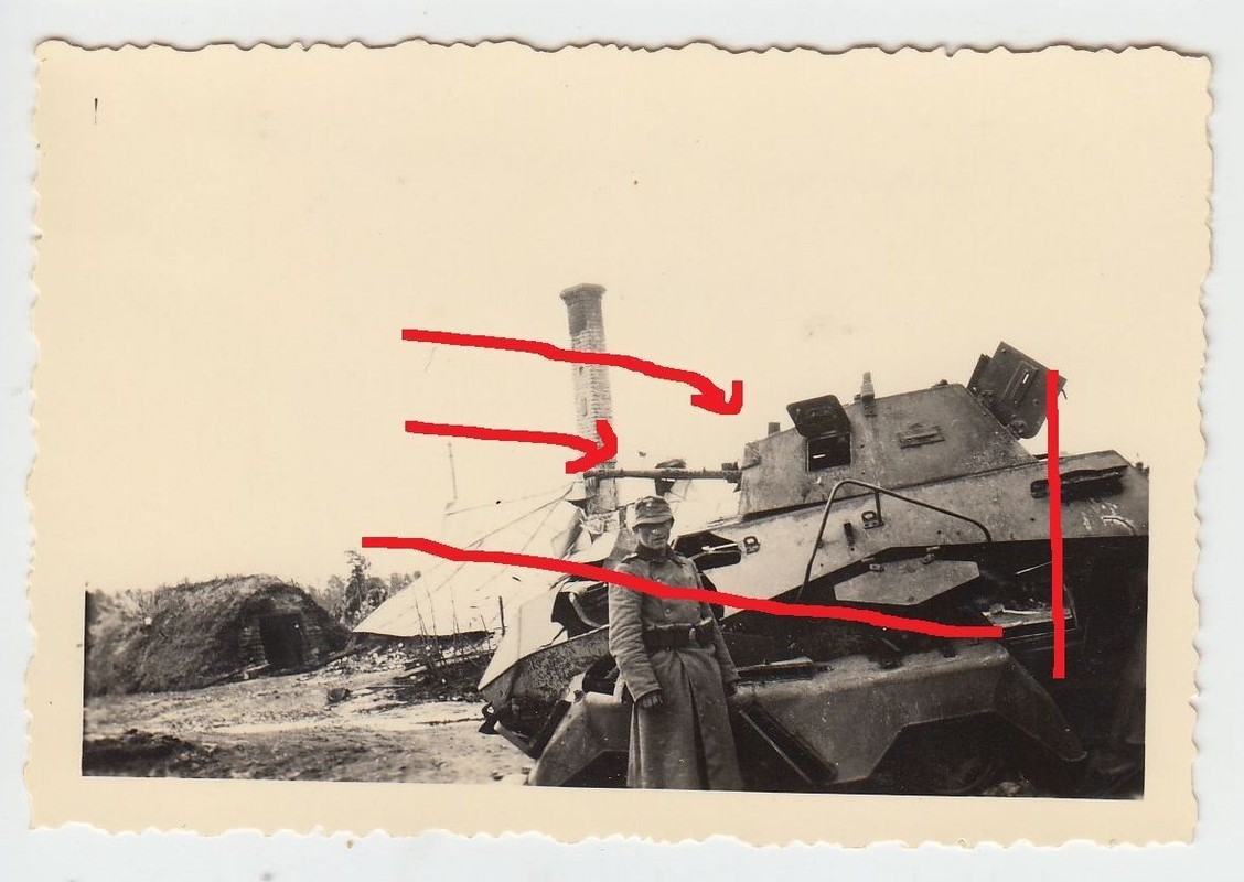 Foto 2wk Gebirgsjäger RGT 99 zerschossener Panze