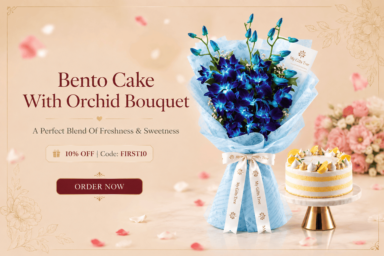 combo cake and gift