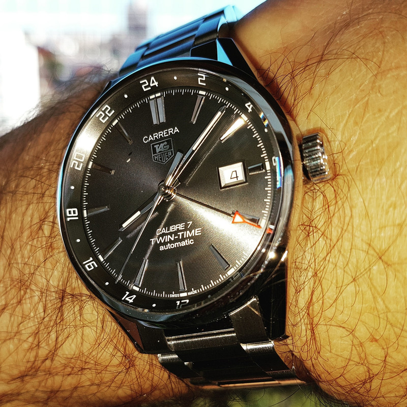 Tag Heuer Carrera Twin Time 41mm Caliber 7 WAR2012620 (2)