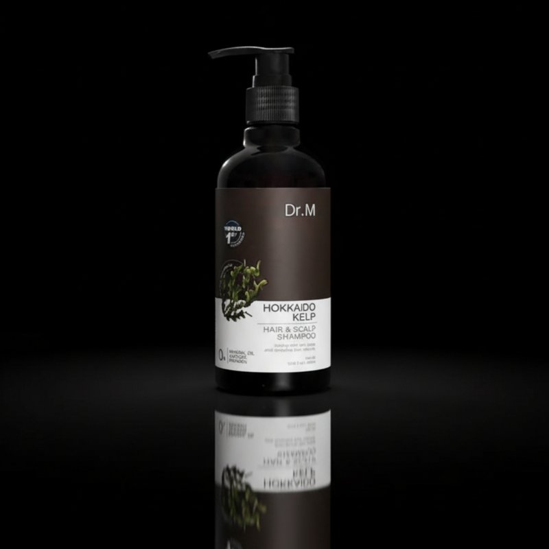 Dr. M Hokkaido Kelp Shampoo Bottle
