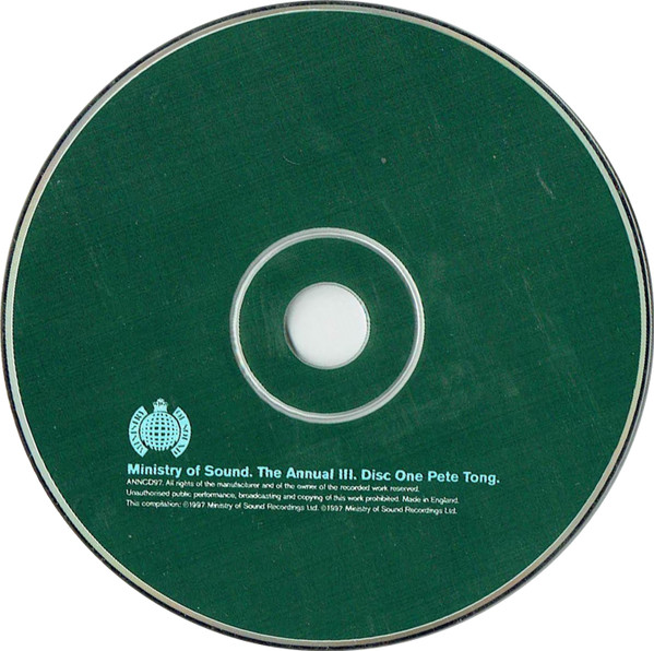 24/03/2023 - Pete Tong & Boy George – The Annual III (2 x CD, Compilation, Mixed)(Ministry Of Sound – ANNCD97)  1997 R-168970-1464622790-6241