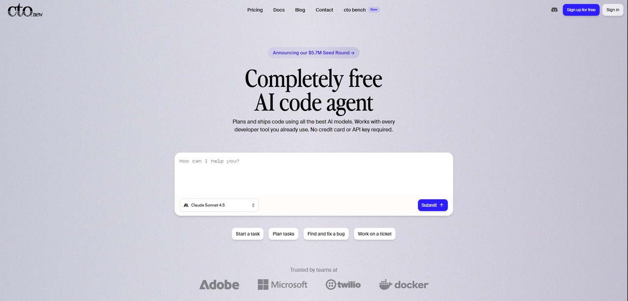 CTO.NEW AI Screenshot