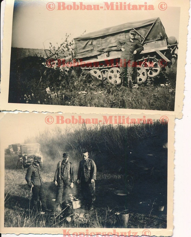 Russland Halbkette SdKfz schwere Panzerjäger Abtlg.655 auf Mine gefahren !